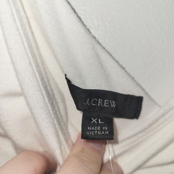 New J Crew White One Shoulder Tank XL - Picture 4 of 13